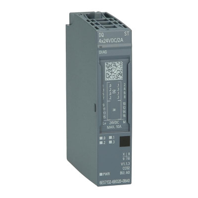 Siemens SIMATIC ET 200SP DQ 4x 24 В пост. тока/2 А - 6ES7132-6BD20-0BA0