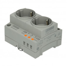 Двойная розетка для шкафа управления PHOENIX - 804049 EO-CF/PT/LED/DUO Двойная розетка для шкафа управления PHOENIX - 804049 EO-CF/PT/LED/DUO