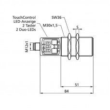 Ультразвуковой датчик microsonic mic+130/F/TC Ультразвуковой датчик microsonic mic+130/F/TC