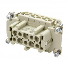 Вставка HARTING 09330102701 - Han 10E-BU-S