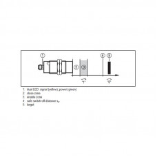 Индуктивный датчик безопасности ifm electronic GI701S - GIIA-4030-US/2OSSD/V4A