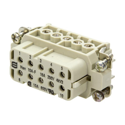 Вставка HARTING 09200102812 - Han 10A-BU-S