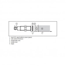 Индуктивный датчик безопасности ifm electronic GG851S - GIGA4005B2PO/SIL2/US