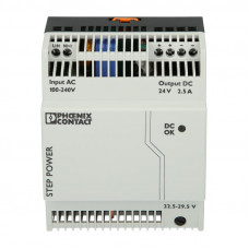 Импульсный блок питания PHOENIX - 2868651 STEP-PS/1AC/24DC/2.5 Импульсный блок питания PHOENIX - 2868651 STEP-PS/1AC/24DC/2.5