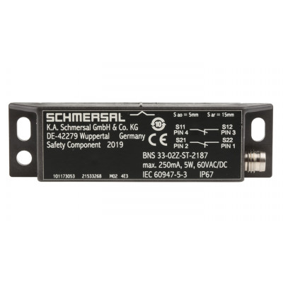 Предохранительный выключатель 101173053 BNS 33-02Z-ST-2187 SCHMERSAL