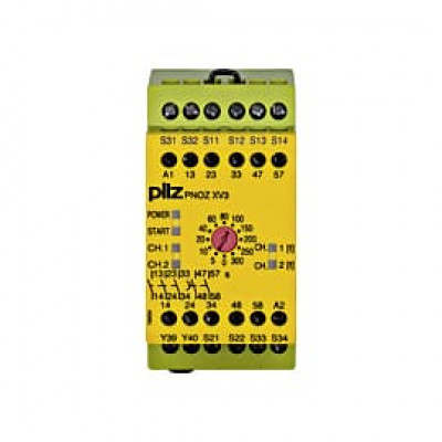 РЕЛЕ БЕЗОПАСНОСТИ PILZ PNOZ XV3 300/24VDC 3n/o 2n/o t арт.774548